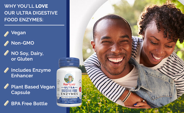 Ultra Digestive VEGAN Food Enzymes 60 Capsules