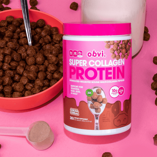 Obvi Super Collagen Protein - Cocoa Cereal - 30 servings