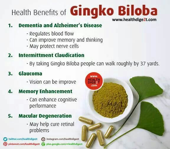 Gingko Biloba for Memory & Brain Health (60mg)