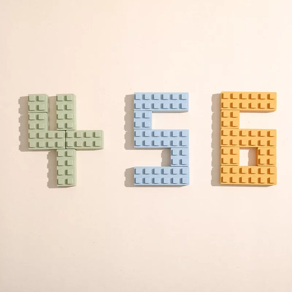 Cognitive Toy Silicone Kaleidoscope Building Block Silicone