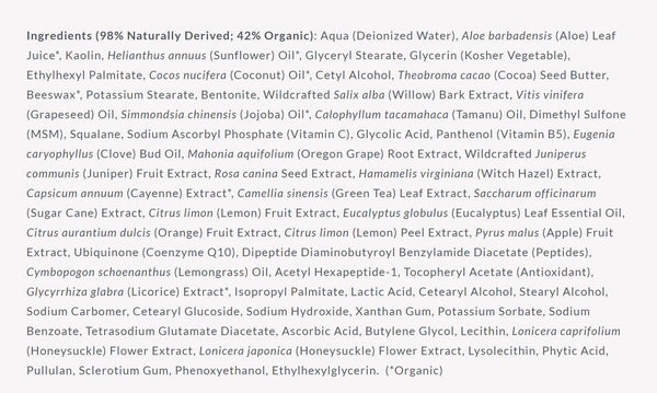 Vitamin Clear Skin Acne Mask (4oz) - Unscented