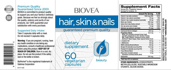 Hair, Skin & Nails - 60 Capsules
