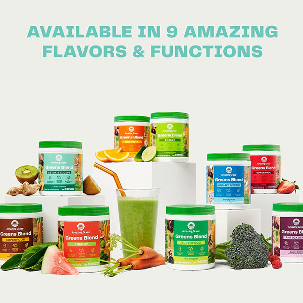 Green Superfood Powder - Detox & Digest 30 Servings- 30 Servings