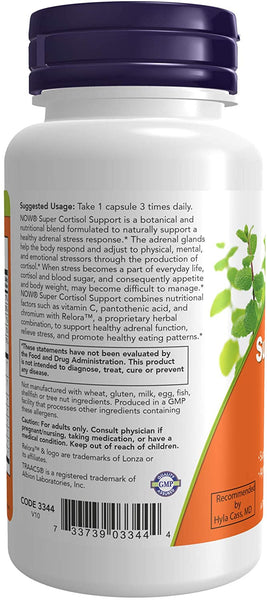 Super Cortisol Support with Relora for Anti-Stress - 90 Capsules
