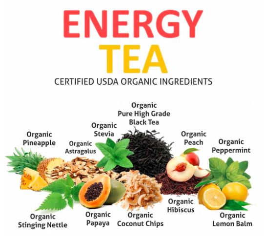 Energy Tea USDA Organic - 20 Teabags