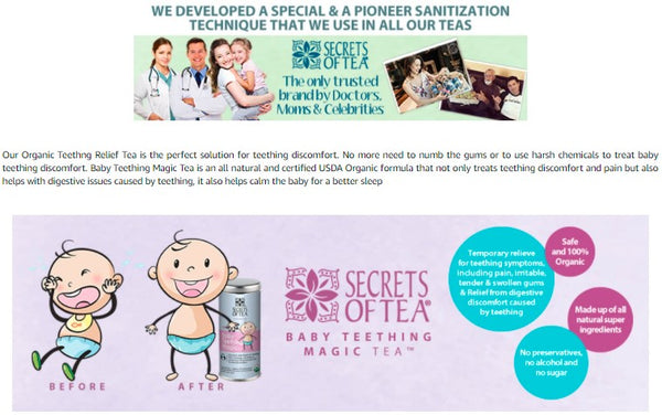 Baby Teething Magic Tea - 20 Teabags