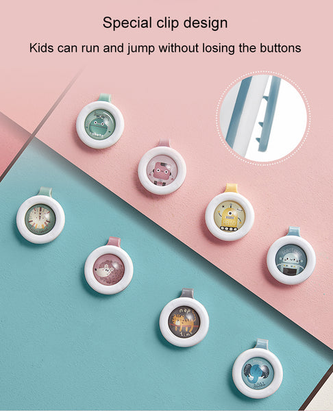 Animal Design - Anti Falling Mosquito Repellent Buckle (4pcs/set)