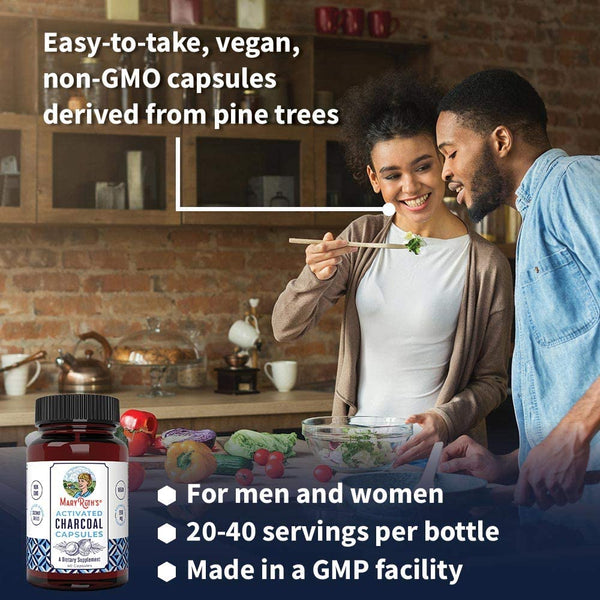 Charcoal Capsules - 40 Count