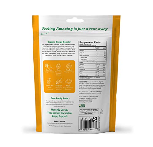 Organic Energy Booster - Maca Root | Cordyceps | Chaga 30 Servings