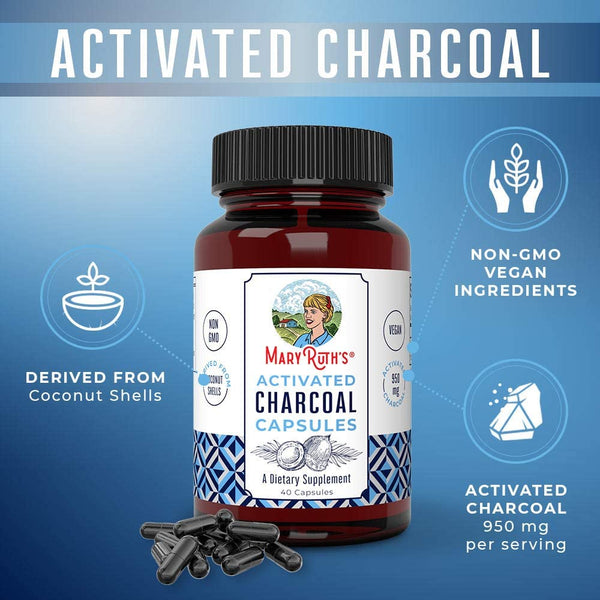 Charcoal Capsules - 40 Count