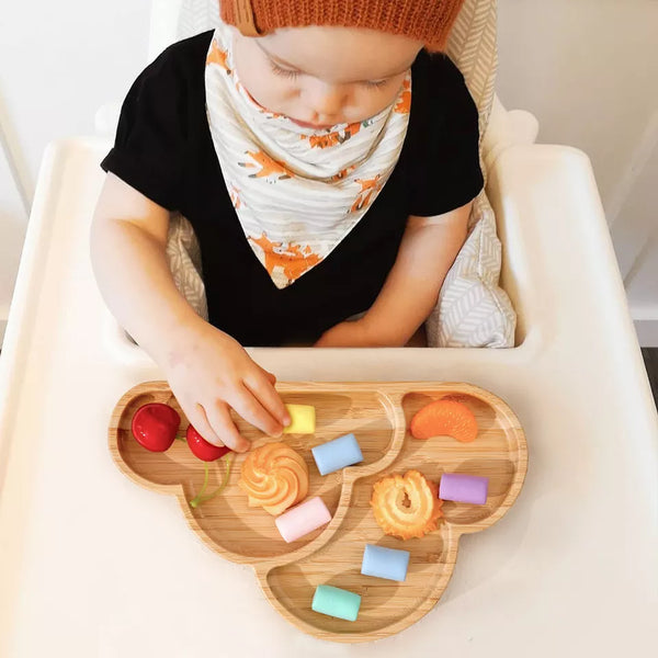 6 in 1 Baby Silicone Dining Set (Mat, Plate, Bowl, Spoon, Fork Sippy Cup)