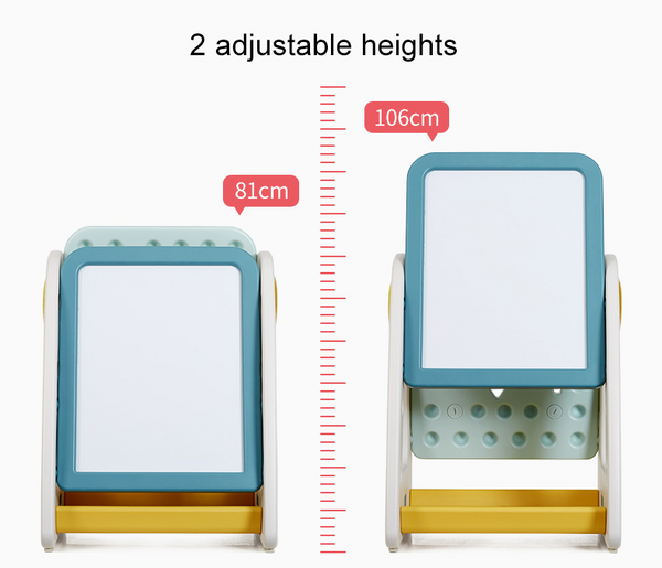 Multifunctional Drawing Board with Book Shelf, Storage ( With Gift Set)