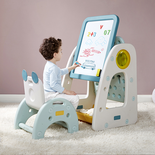 Multifunctional Drawing Board with Book Shelf, Storage ( With Gift Set)