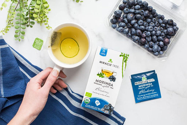 Organic Moringa Tea- Blueberry