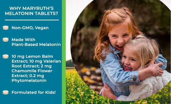 Kids Plant-Based Melatonin Chewable Tablets - 60 Count