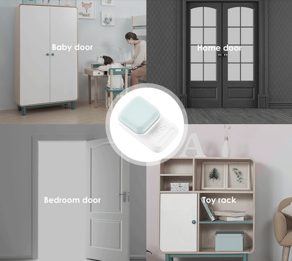 Baby & Kids Door Stop Finger Pinch Guard Practical Door Stopper - Blue