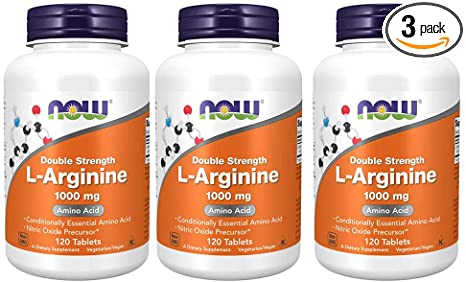 L-Arginine Double Strength (1000mg) - 120 Tablets