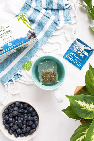 Organic Moringa Tea- Blueberry