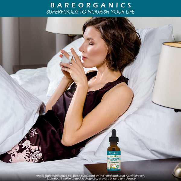 Organic Sweet Dreams (Sleep Support) Liquid Herbal Drops - 1 fl oz - 30ml
