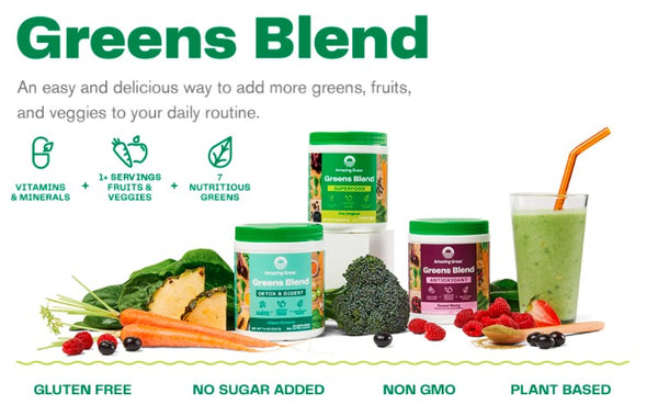 Green Superfood Powder - Detox & Digest 30 Servings- 30 Servings