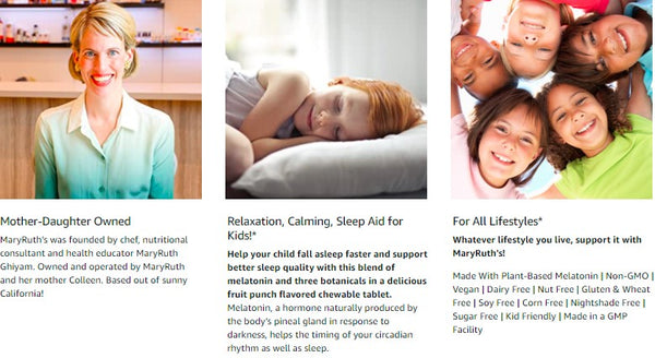 Kids Plant-Based Melatonin Chewable Tablets - 60 Count