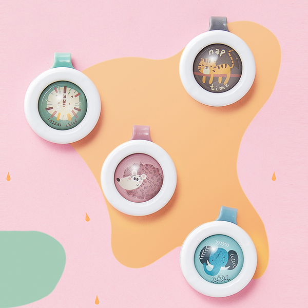 Animal Design - Anti Falling Mosquito Repellent Buckle (4pcs/set)