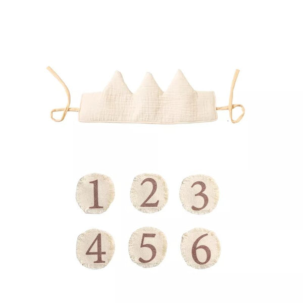 Cotton Birthday Hat Crown Baby - 1 to 6 Years old