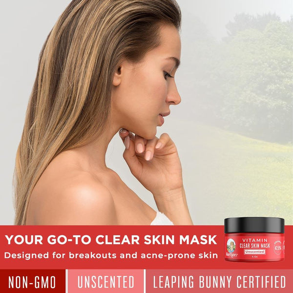 Vitamin Clear Skin Acne Mask (4oz) - Unscented