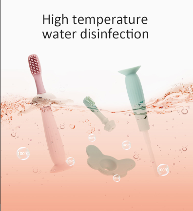 Elephant Toothbrush With 1 Spare Head - Pink