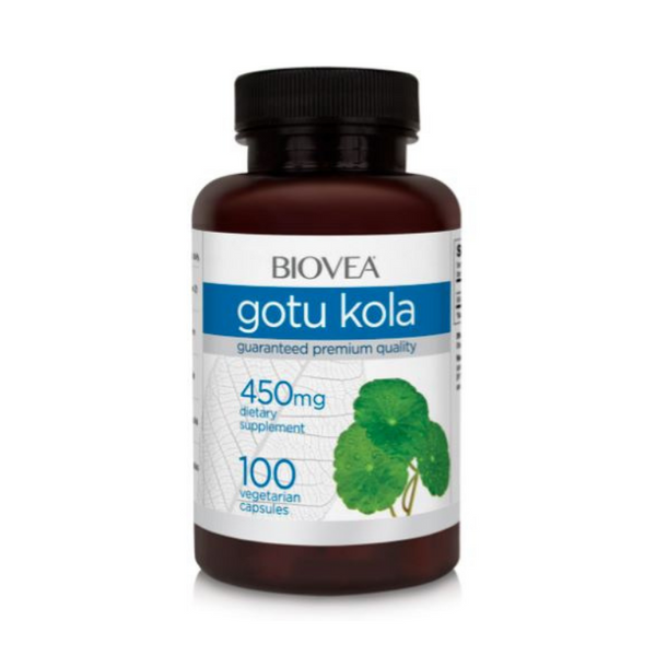 Gotu Kola (450mg) - 100 Capsules (For stress, Anxiety & Insomia)