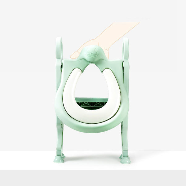 Toilet seat With Ladder - Pink