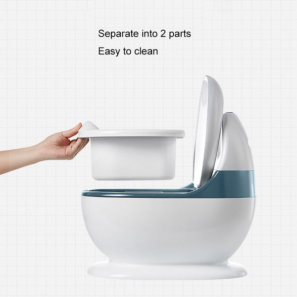 Baby Potty With Flashing Music - Blue