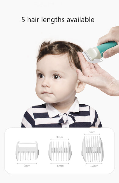 JN005 Hair Cutter With Battery (9pcs/set) - Green