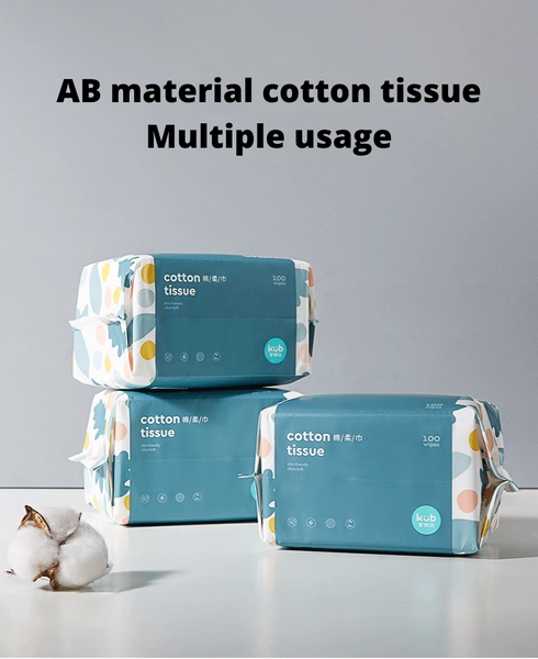 Cotton+Nonwoven Tissue (100pcs/bag)