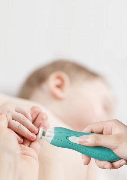 Electric nail grinder (with 5 grinder head and light) - Green