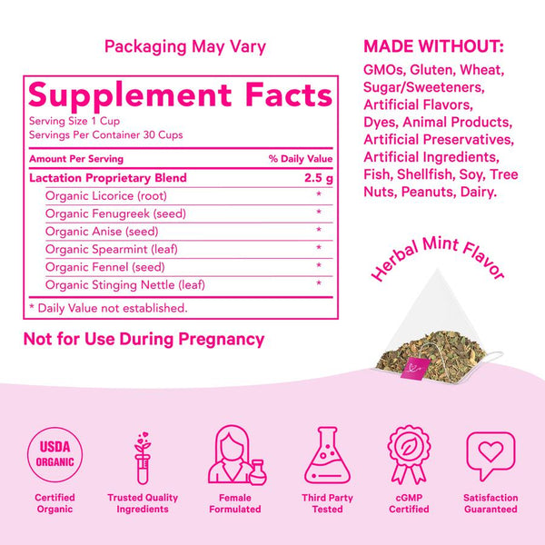 Lactation Herbal Mint Tea