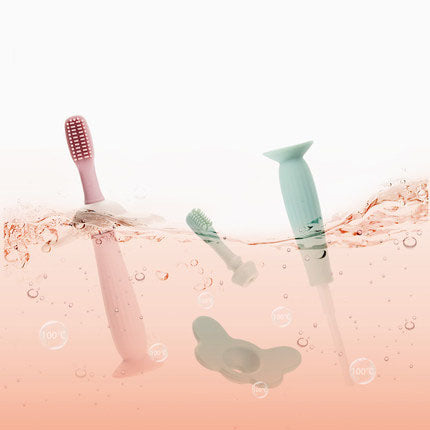 Elephant Toothbrush With 1 Spare Head - Blue