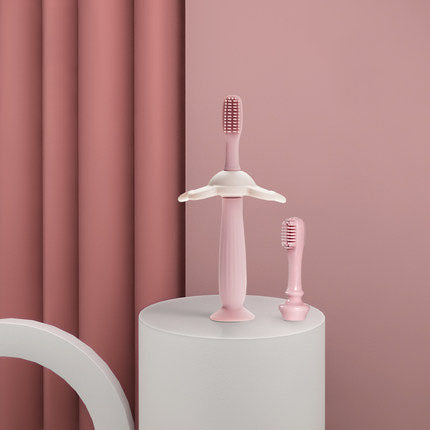 Elephant Toothbrush With 1 Spare Head - Pink