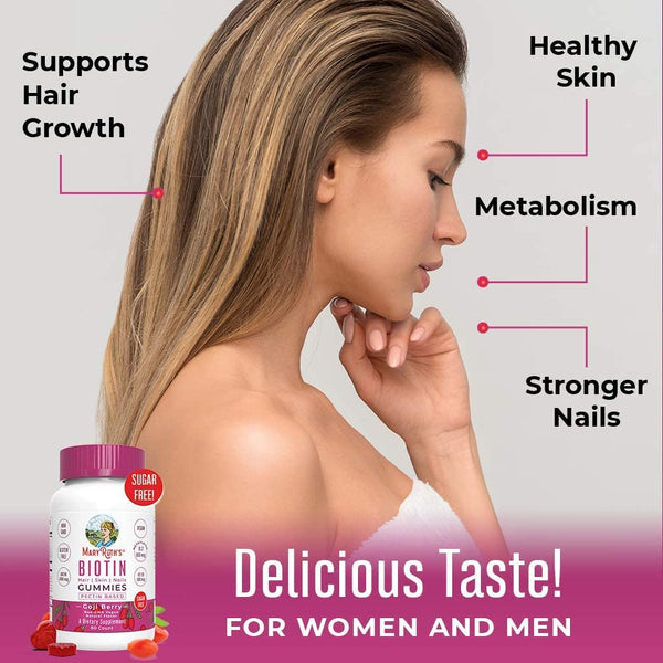 Biotin VEGAN Hair, Skin & Nails Gummies 60 Gummies