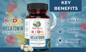 Kids Plant-Based Melatonin Chewable Tablets - 60 Count