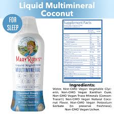 Liquid Nighttime VEGAN MultiMineral (32oz) - Coconut Dream