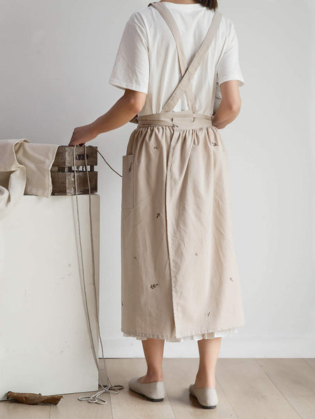 Waterproof Korean Mommy Apron (Beige)