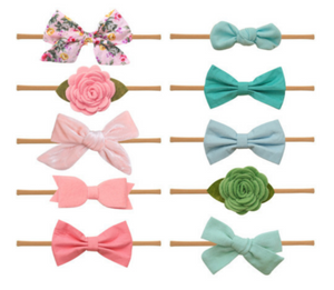 Baby Girl Headbands Nylon Sky