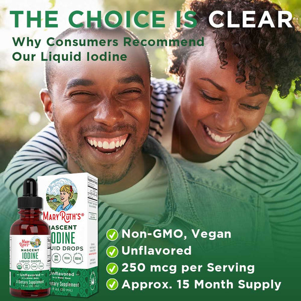 VEGAN Pure Iodine Drops (1oz)