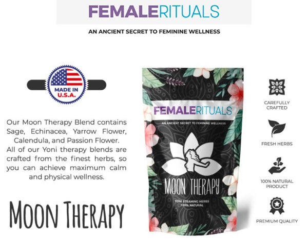 Female Rituals Yoni Steam - Moon Therapy Natural Herbs 2oz