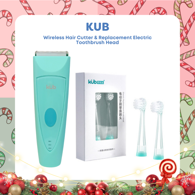 Wireless Hair Cutter +  Replacement Electric Toothbrush Heads