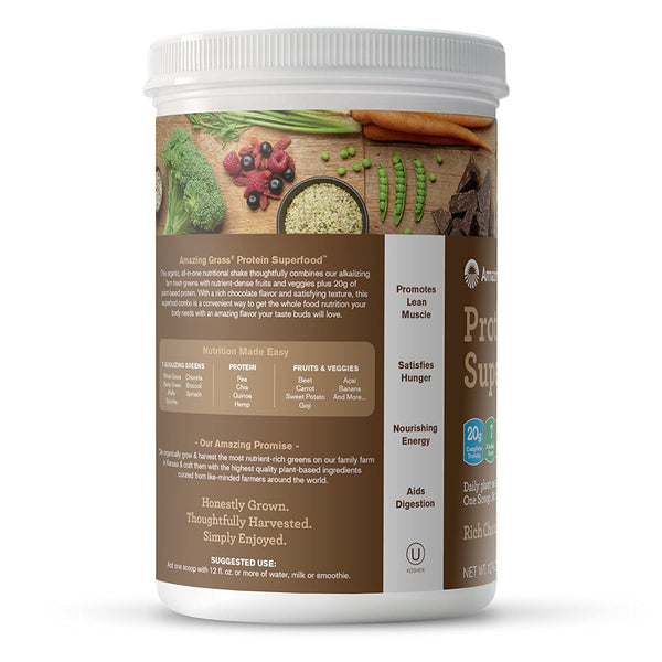 Protein Superfood - Plant Based Protein Nutrition 10 Servings - Rich Chocolate