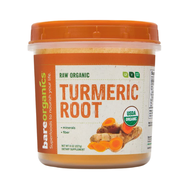 USA-Imported Raw Organic Turmeric (Curcumin) Root Powder - 8oz - 227g