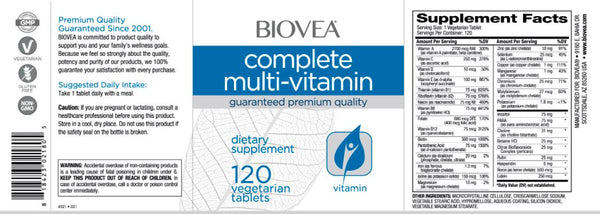 Complete Multi Vitamin - 120 Tablets