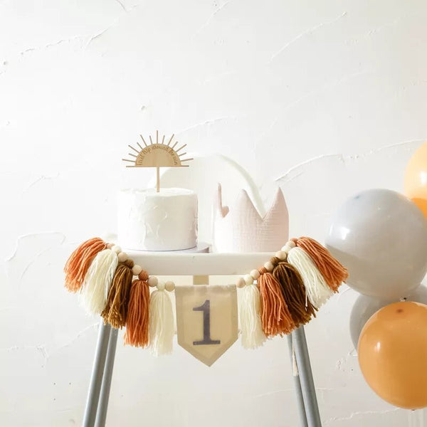 Cotton Tassel Baby Birthday Party Decoration